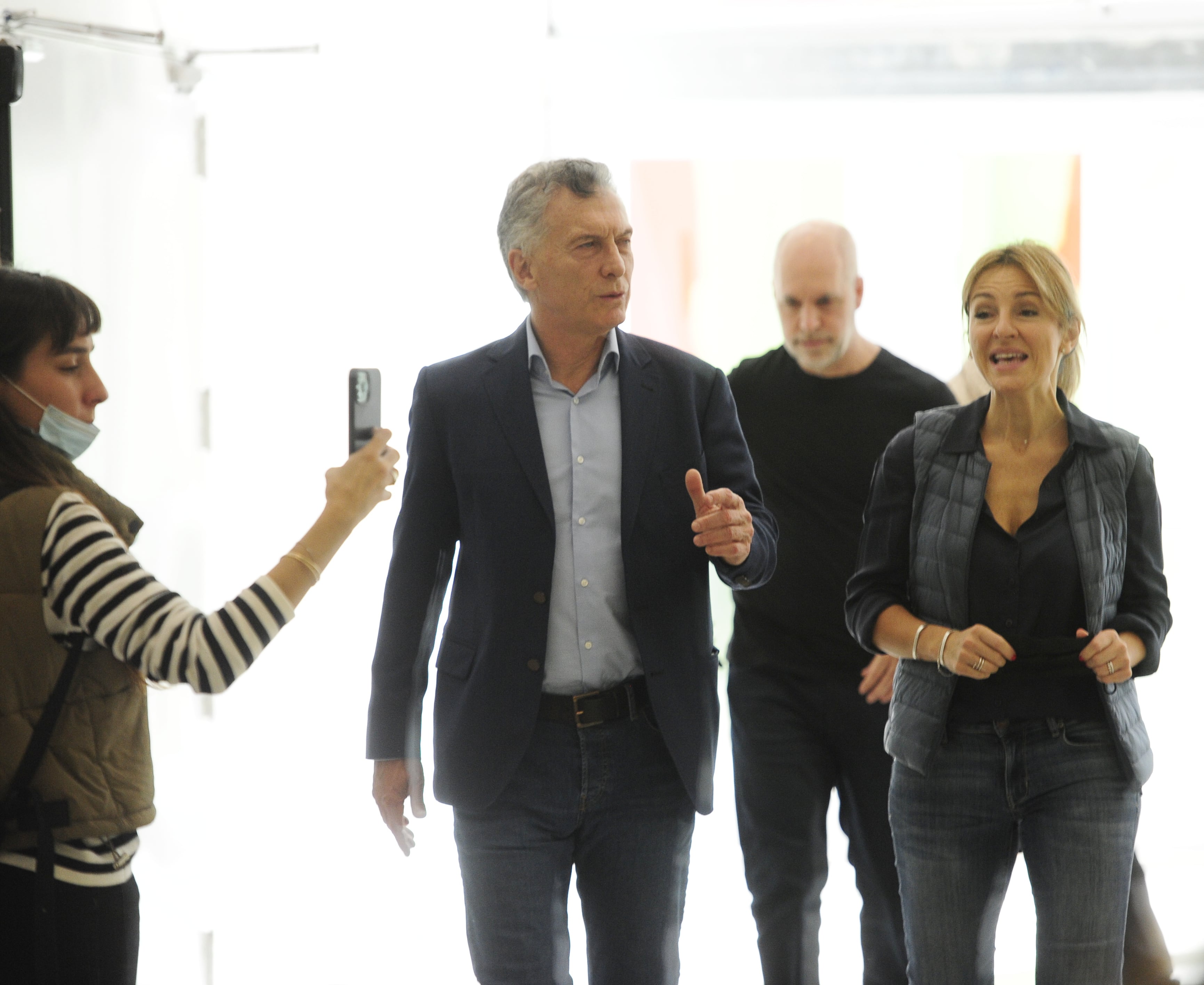 Mauricio Macri junto a Horacio Rodríguez Larreta encabezarán el nuevo almuerzo del partido opositor.  Foto:  Clarín