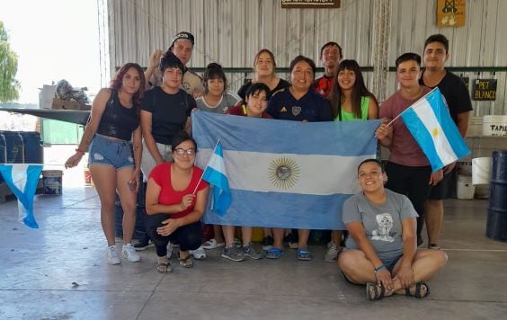 El equipo de trabajo de Los Triunfadores. , las y los héroes de esta historia.