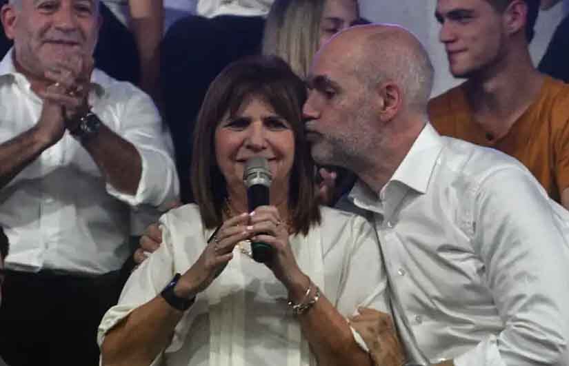 Patricia Bullrich y Horacio Rodríguez Larreta.