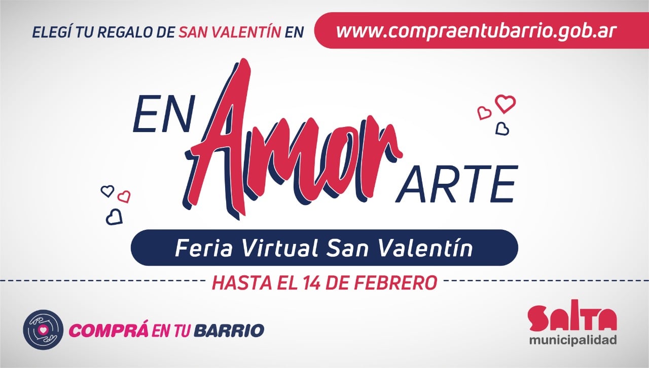 Hasta el 14 de febrero, artesanos, productores y emprendedores salteños ofrecen los mejores regalos para celebrar el Día de los Enamorados.