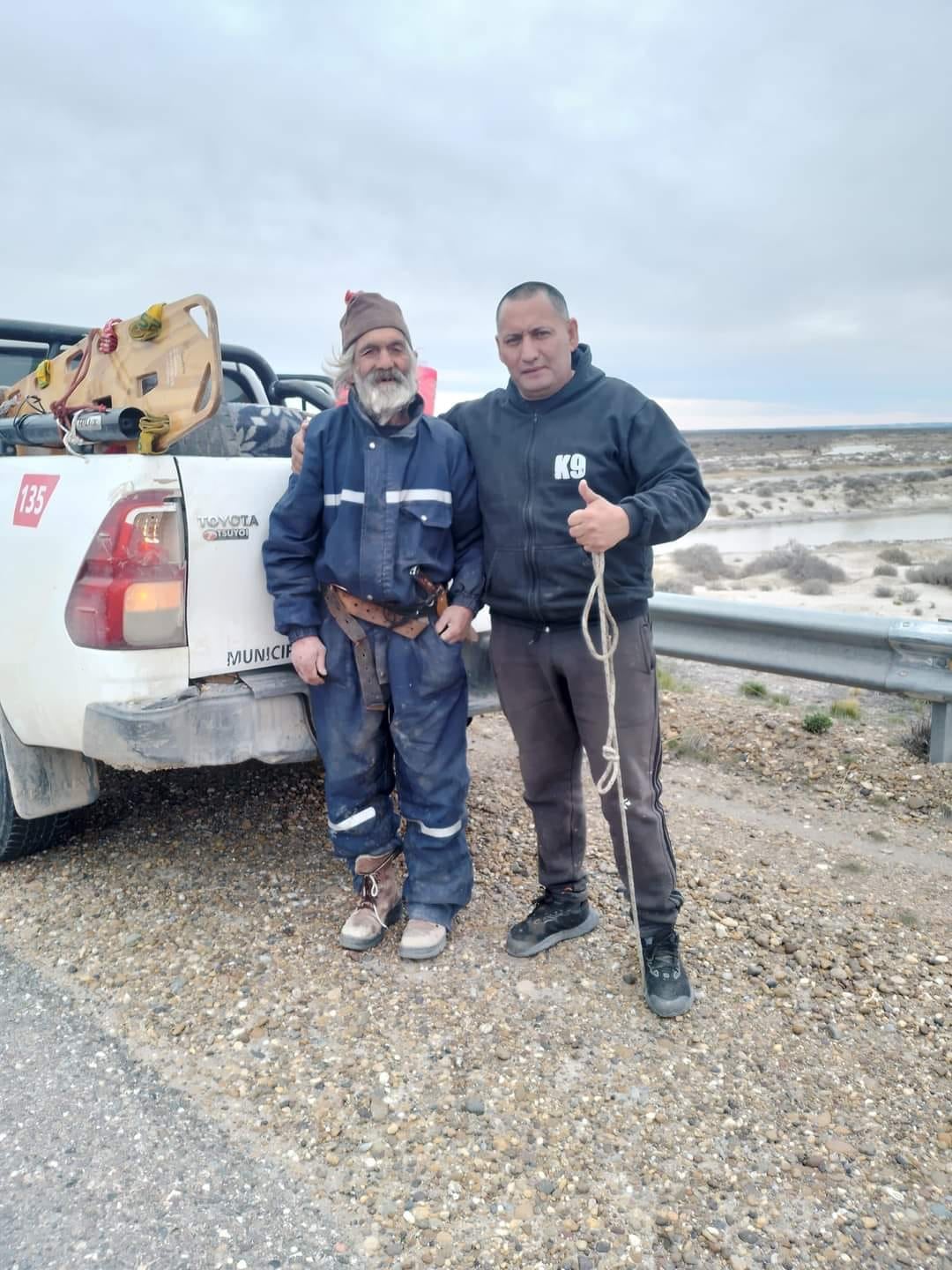 Encontraron al peón que llevaba más de una semana perdido en Santa Cruz.