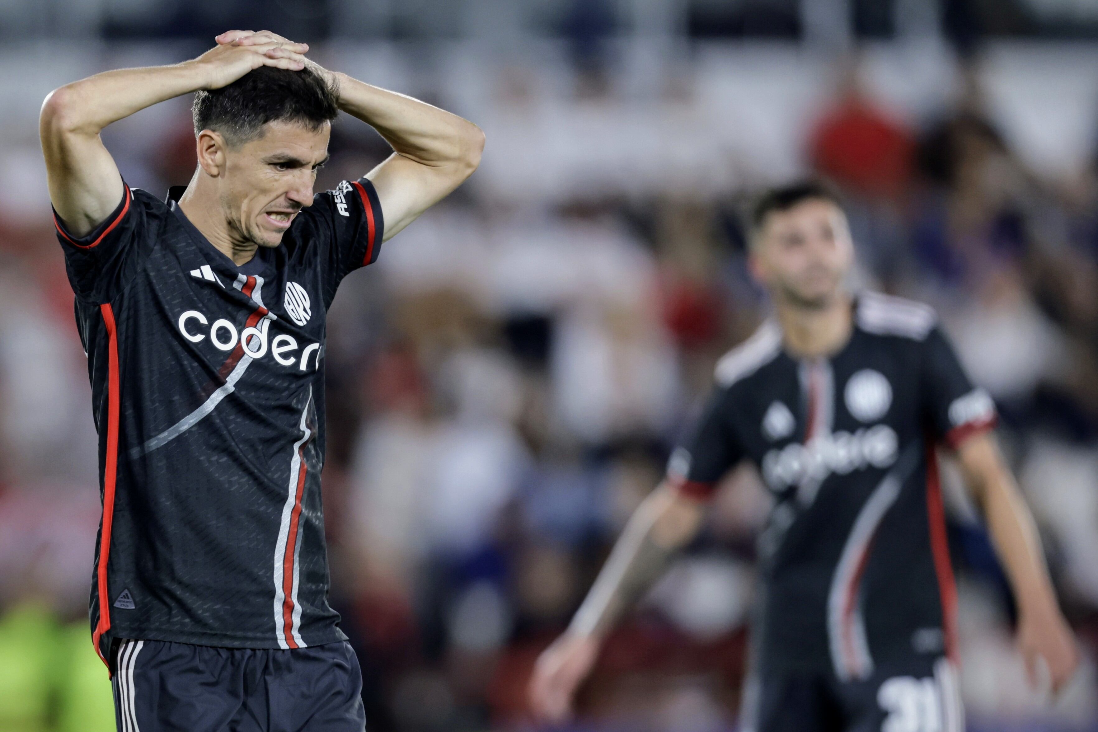 River en su partido ante Huracán por la fecha 12 del campeonato. (Fotobaires).