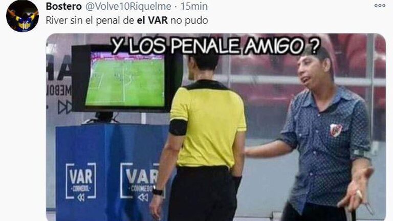 Los memes tras la eliminación de River ante Palmeiras.