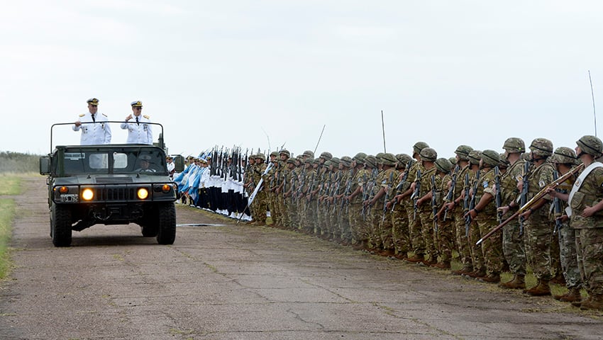 Se realizó el acto por el 143º aniversario de la Infantería de Marina