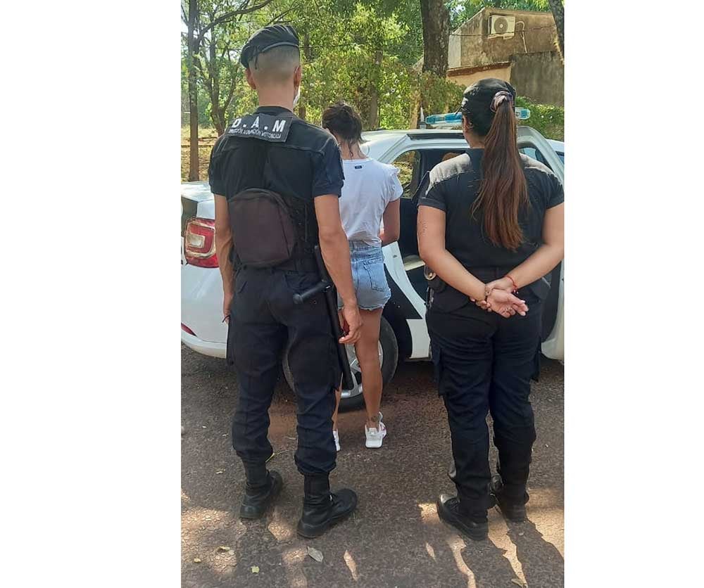 Terminó detenida tras ejercer violencia contra su madre.