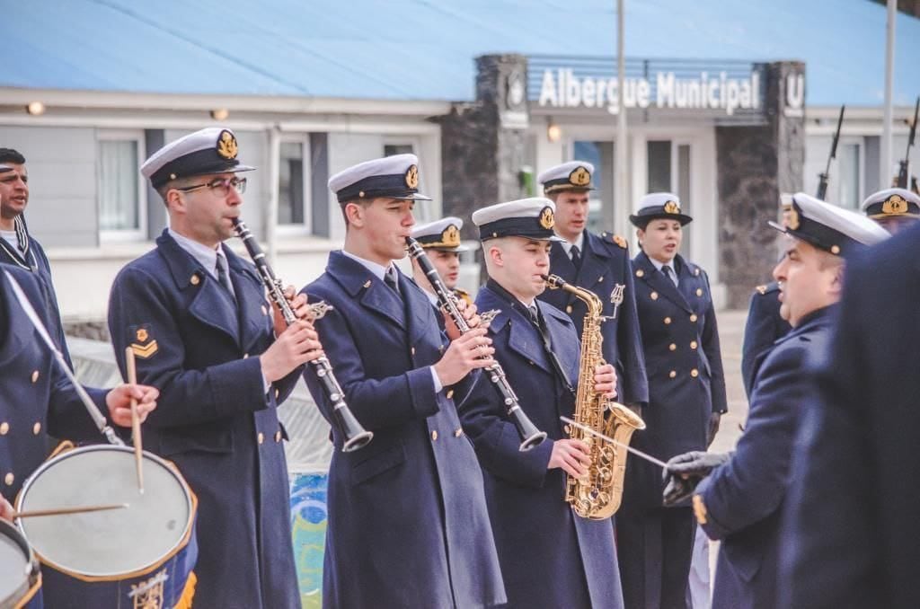 Acto por el aniversario del fallecimiento del comodoro de Marina Augusto Lasserre