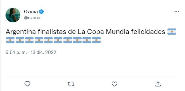 El aliento de Ozuna a Argentina