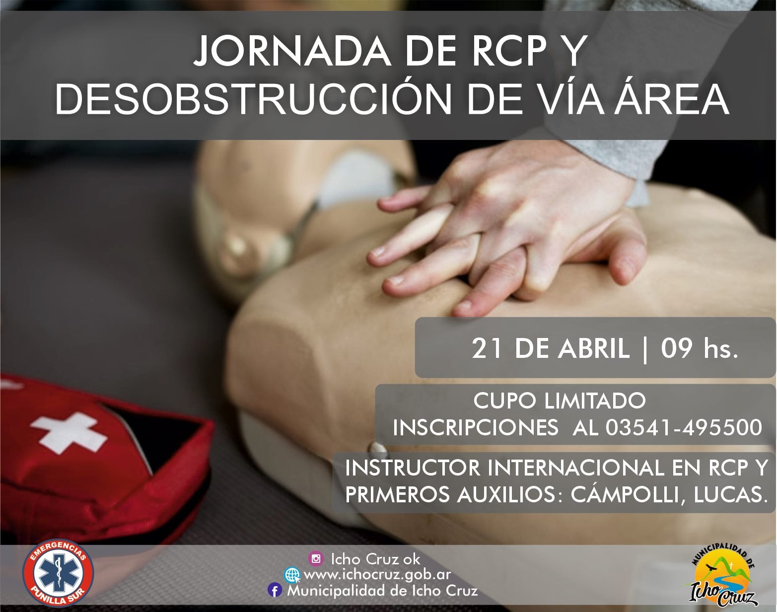 Jornada de RCP en Icho Cruz.