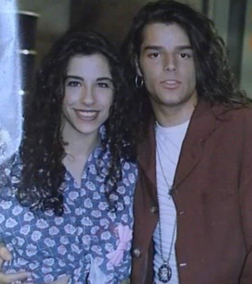 Gisela Rietti y Ricky Martin (Foto: Web)