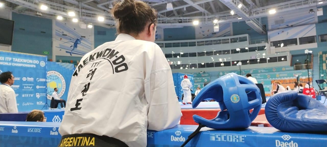 Josefina Mesa, la tunuyanina campeona mundial de taekwondo.