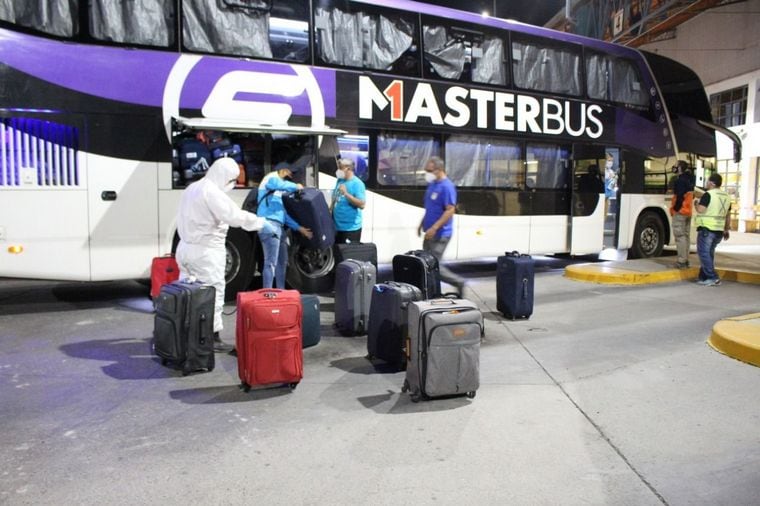 Activaron protocolo tras pasajeros con síntomas. Foto: LMNeuquén