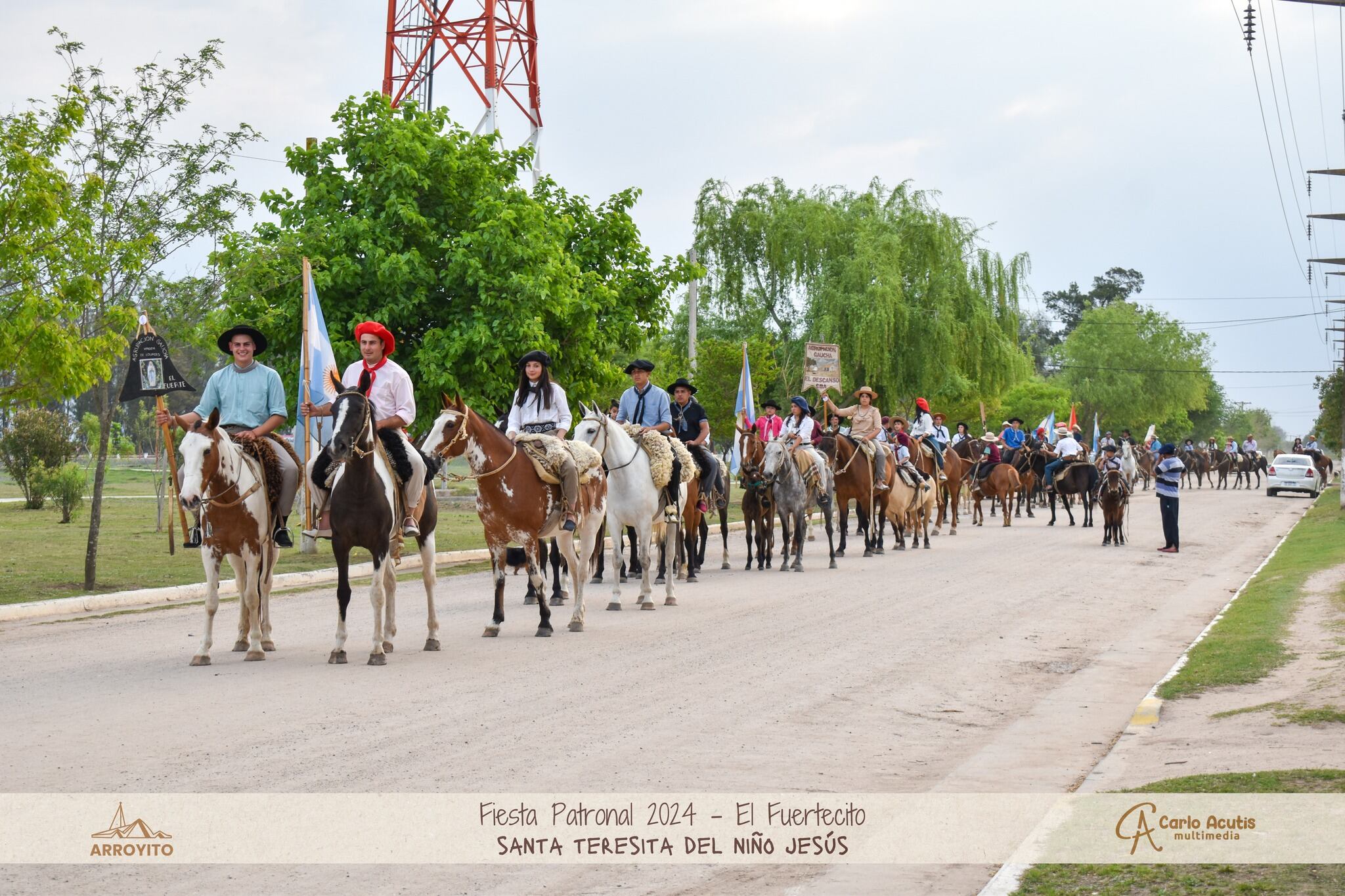 Misa y procesión en honor a Santa Teresita El Fuertecito