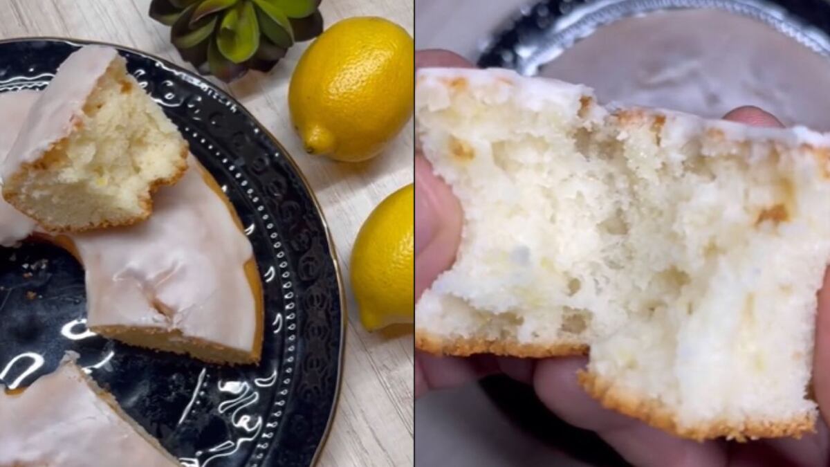 Cómo hacer una torta de limón sin huevos, leche ni manteca: receta fácil y económica