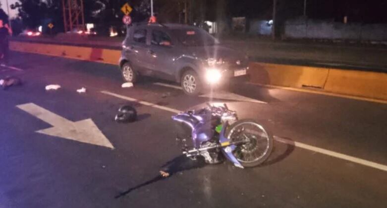 Un motociclista herido tras accidente vial en Posadas.