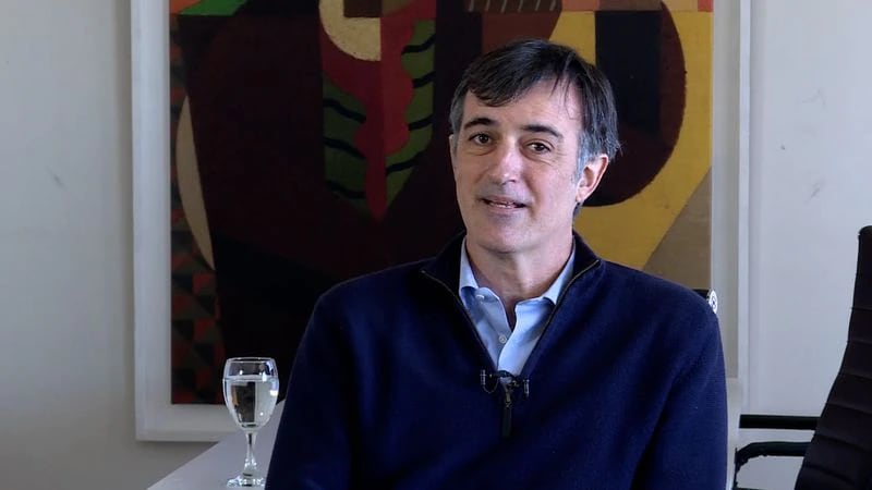 Esteban Bullrich. En su entrevista con CNN, contó cómo es su vida con ELA. (Captura de video)