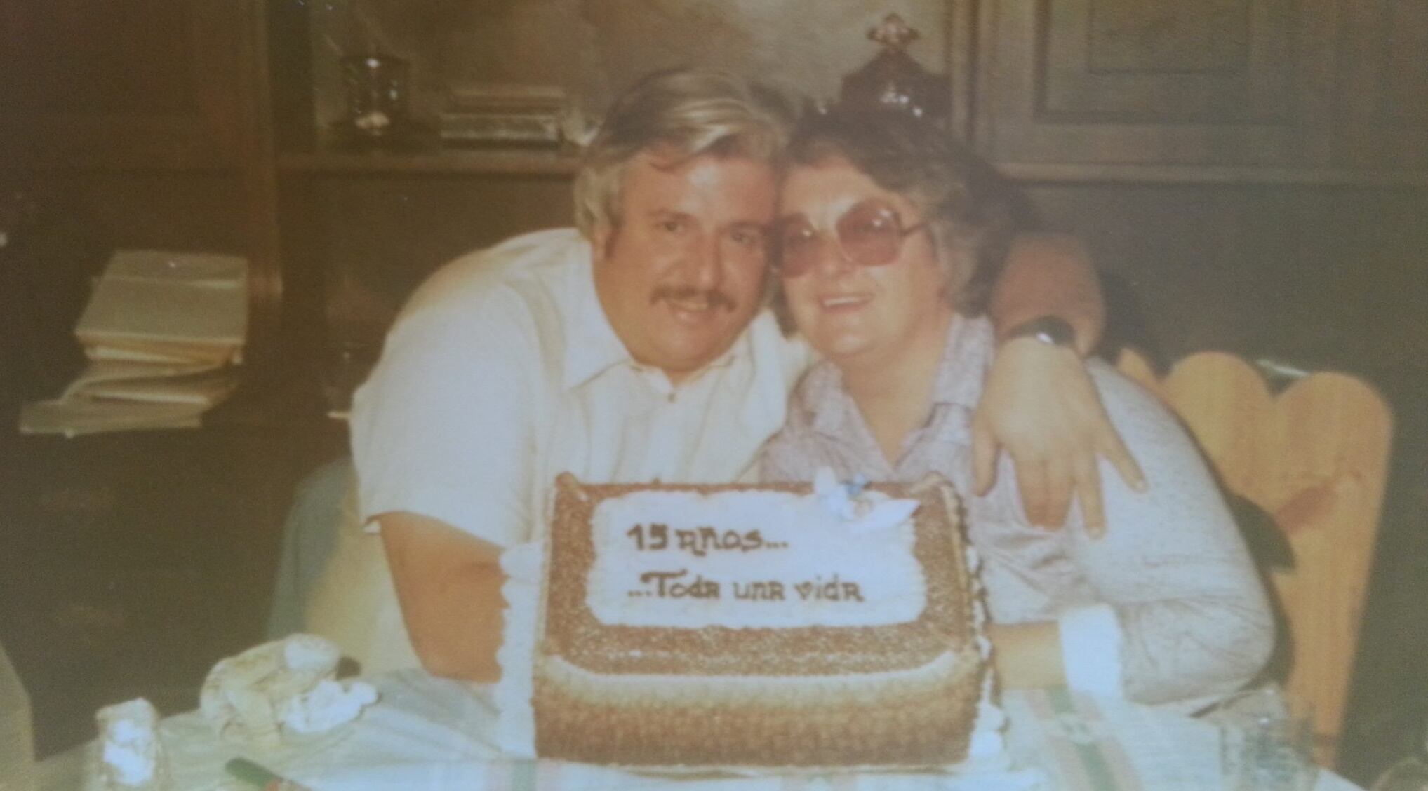 José Antonio Martínez junto a su esposa Blanca Borelli