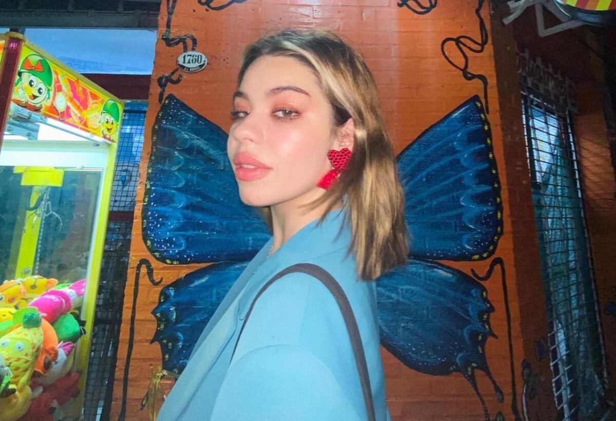 Anna Chiara, la hija de Andrea del Boca, revolucionó Instagram con un top semitransparente y falda diminuta