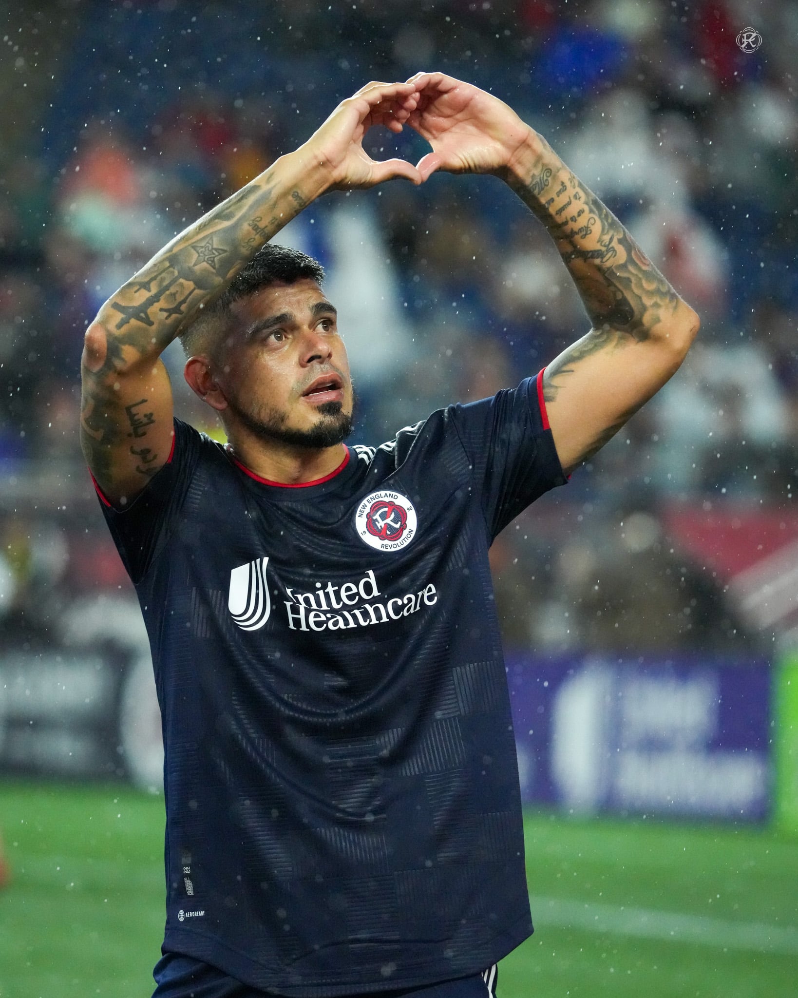 Gustavo Bou disputó 115 partidos y anotó 54 goles con la camiseta del New England Revolution de la MLS. (@NERevolution)