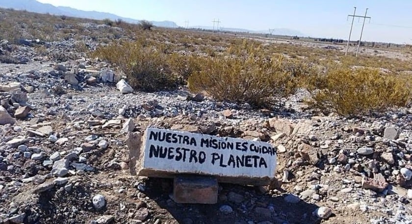 El hallazgo fue en el cerro Carmelo de Pocito.