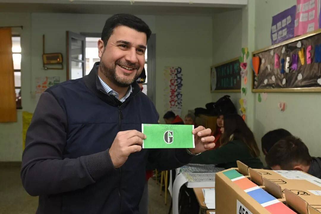 Marcos Cleri votó en las elecciones PASO de Santa Fe.