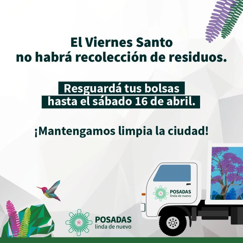 Por la Semana Santa, no habrá SEM en Posadas.