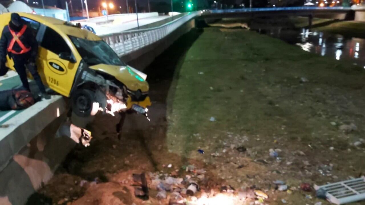 El choque fue en el vado Sargento Cabral de la República de San Vicente.