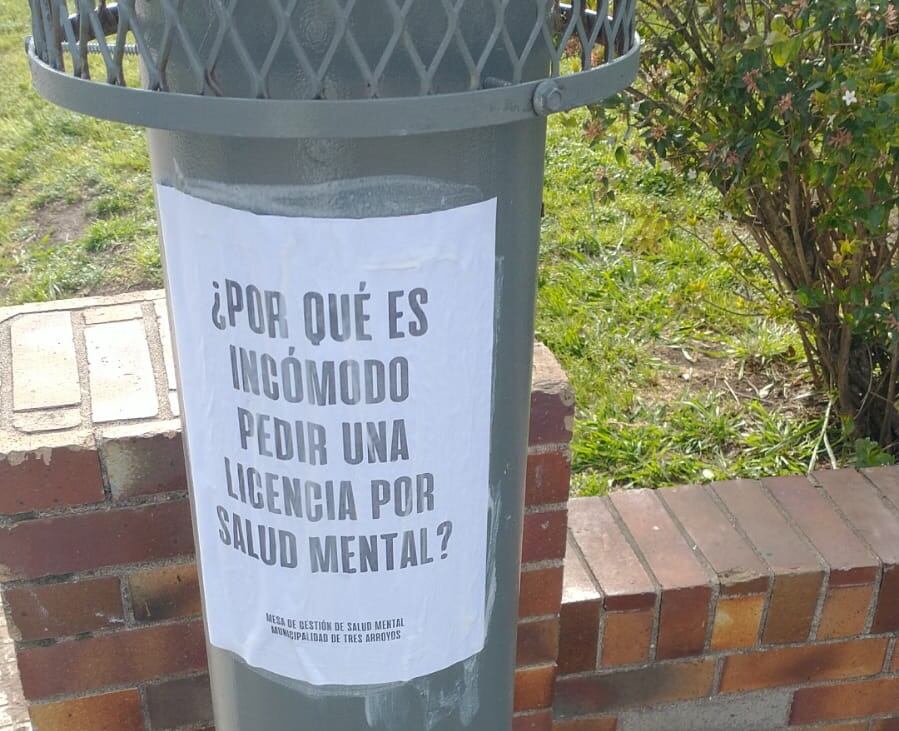 Intervención urbana por el Mes de la Salud Mental