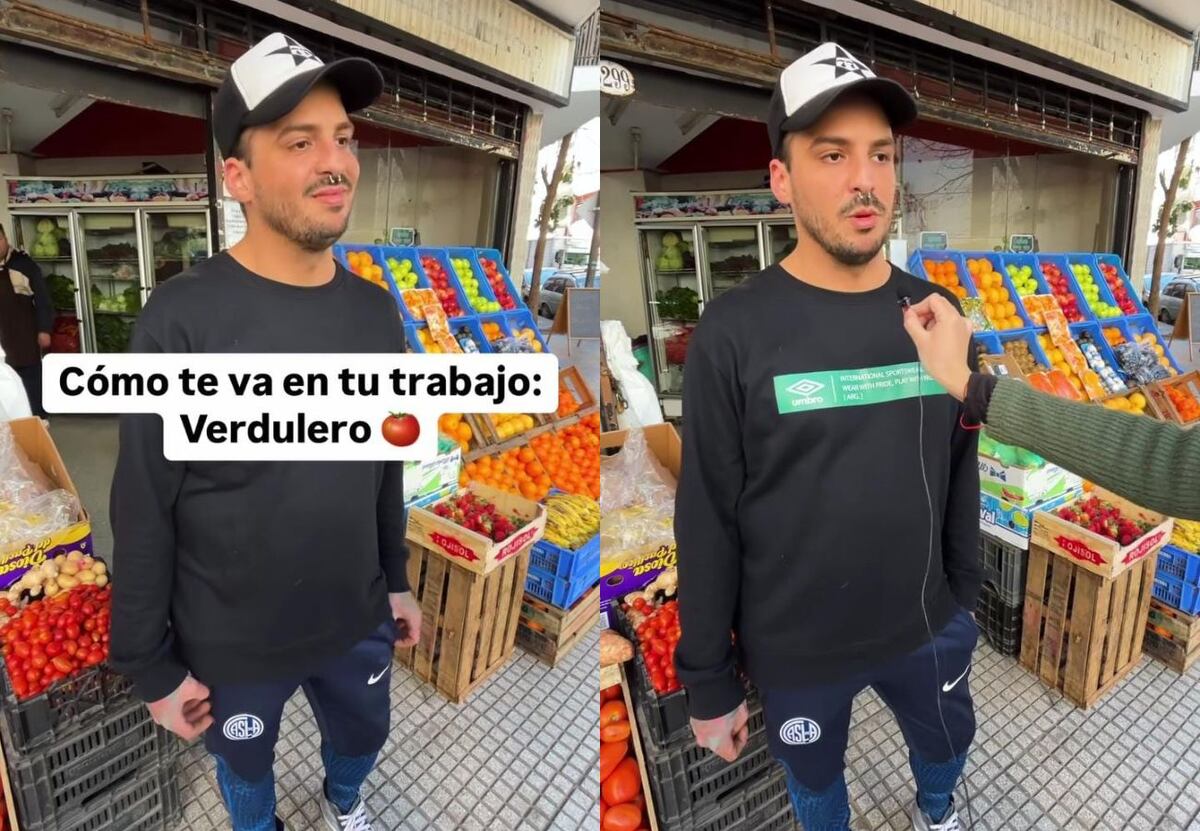 “Tan poco”, un verdulero reveló su sueldo y la gente estalló en los comentarios
