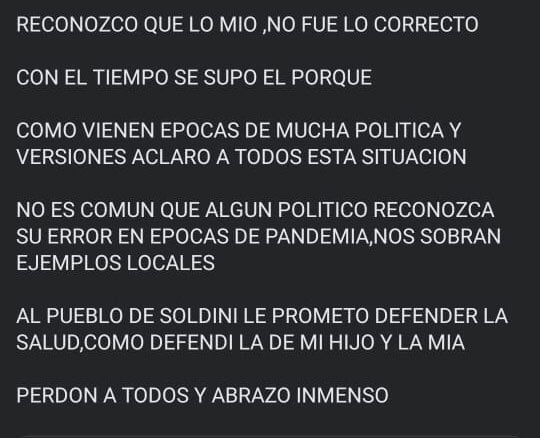 La polémica confesión de Omar Antonelli