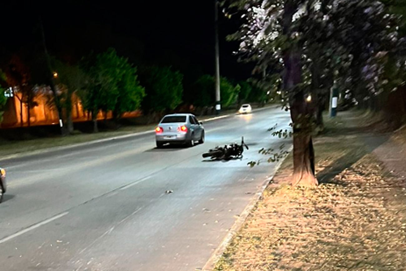 El siniestro vial en la Ciudad Universitaria. (Policía)