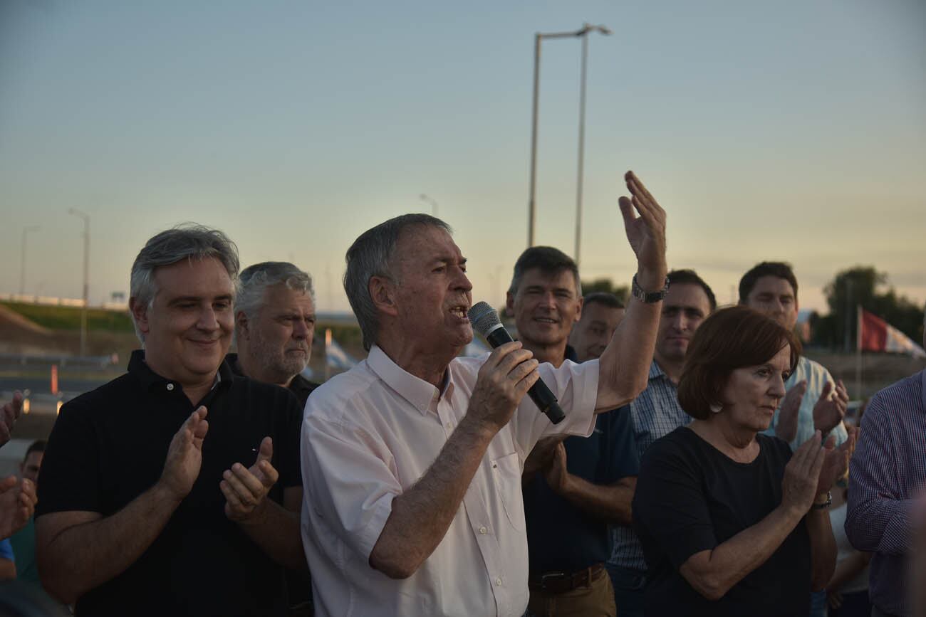 Inauguran acceso circunvalación y Rancagua con la presencia del Gobernador Juan Schiaretti y el  Intendente Martin Llaryora (Facundo Luque / La Voz)