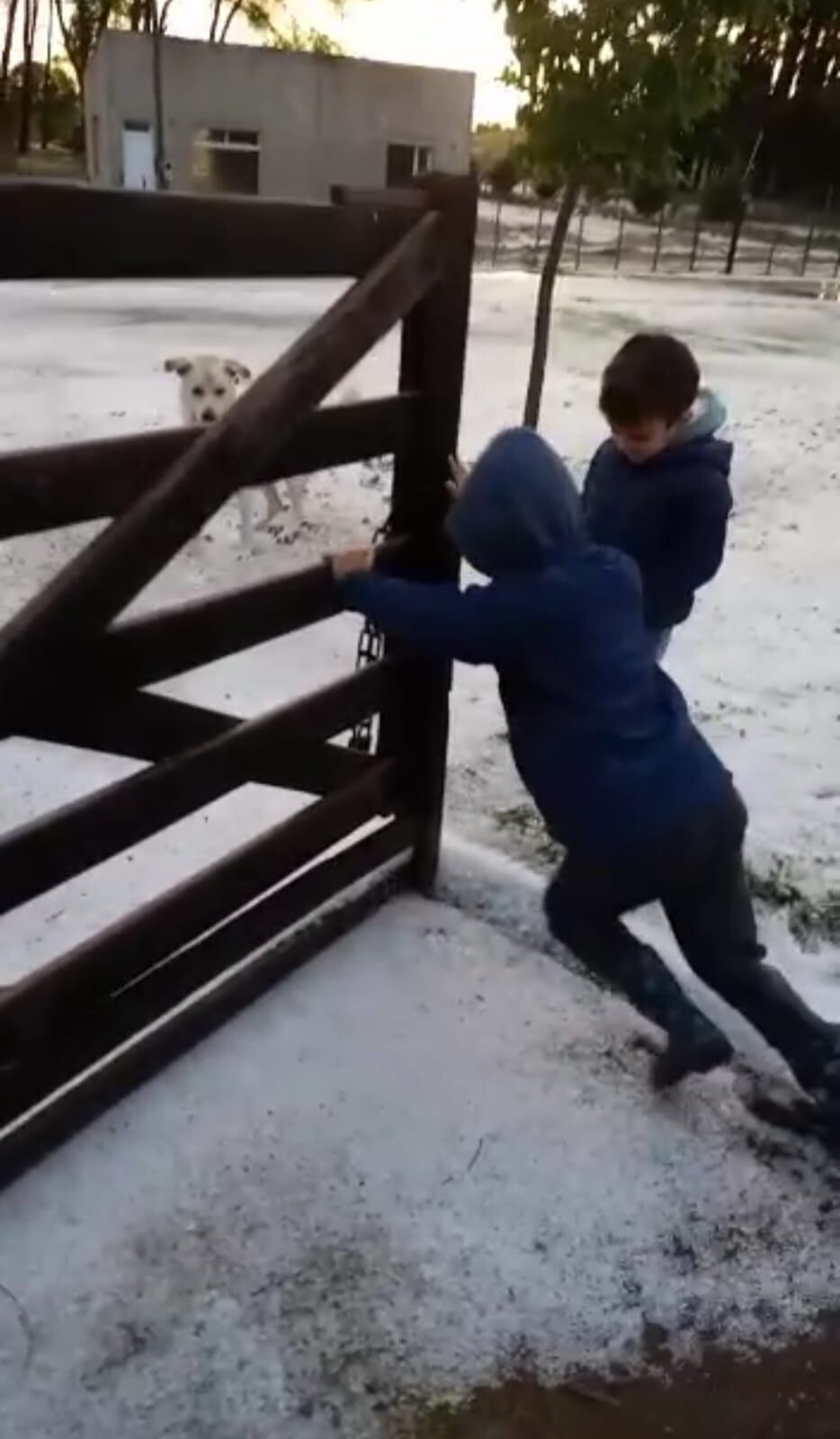 granizo en Claromecó