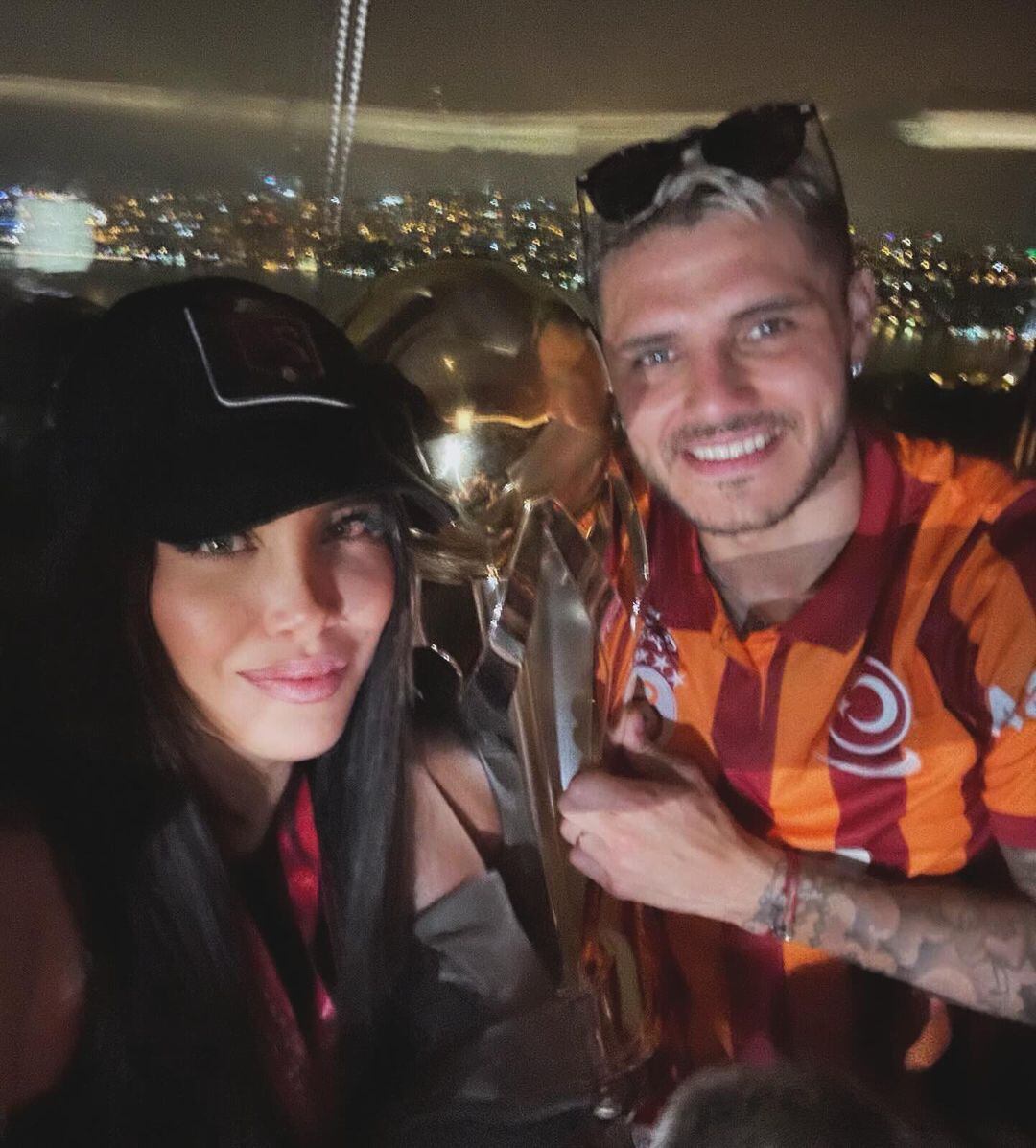 Wanda Nara y Mauro Icardi 