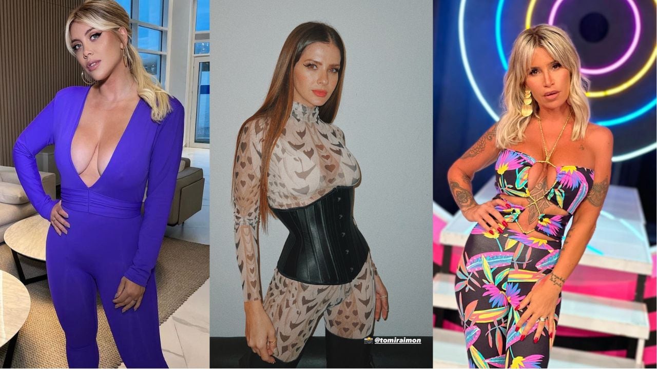 Wanda Nara, la China Suárez y Flor Peña en Catsuit