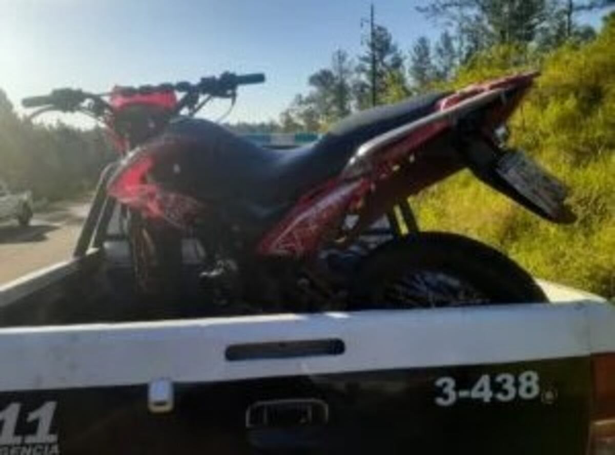 “Picadas” en Pozo Azul culminó en un siniestro vial y varias motos incautadas