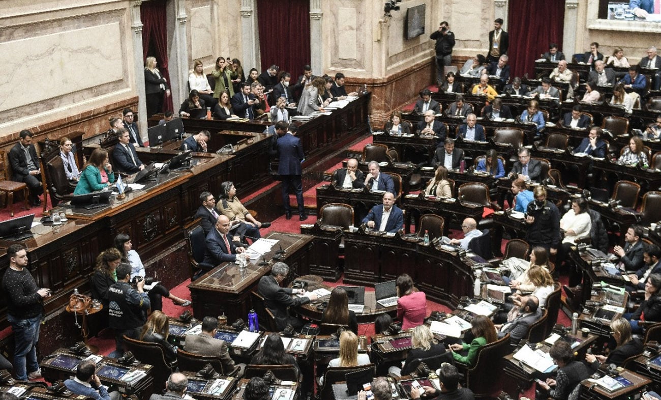 Manzur al frente de la Cámara de Diputados. Foto: Federico López Claro/La Voz.