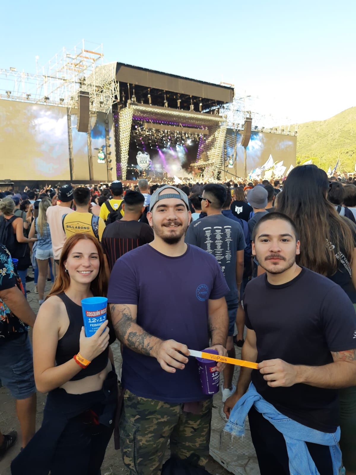 Importante marco de público en la segunda jornada del Cosquin Rock.