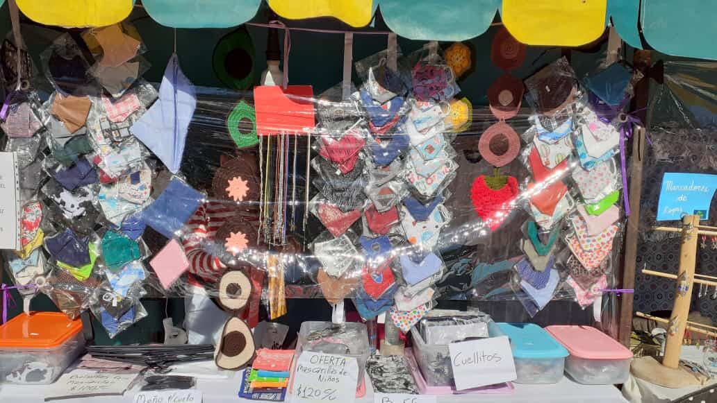 El puesto de Isabel en la Plaza de Maipú