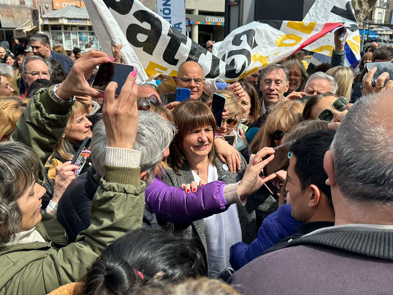 Patricia Bullrich en Río Cuarto (Gentileza).