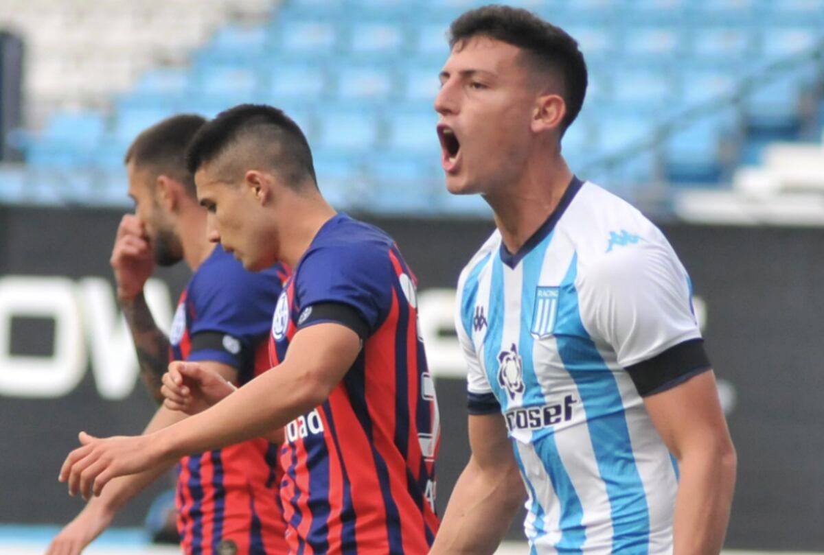 Racing derrotó a San Lorenzo por la Copa de la Liga Profesional y se clasificó