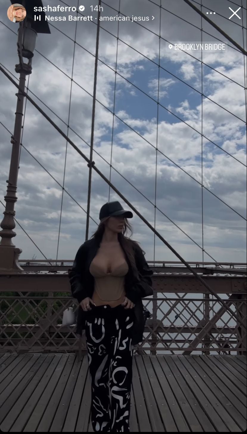 Sasha Ferro paseó por Nueva York