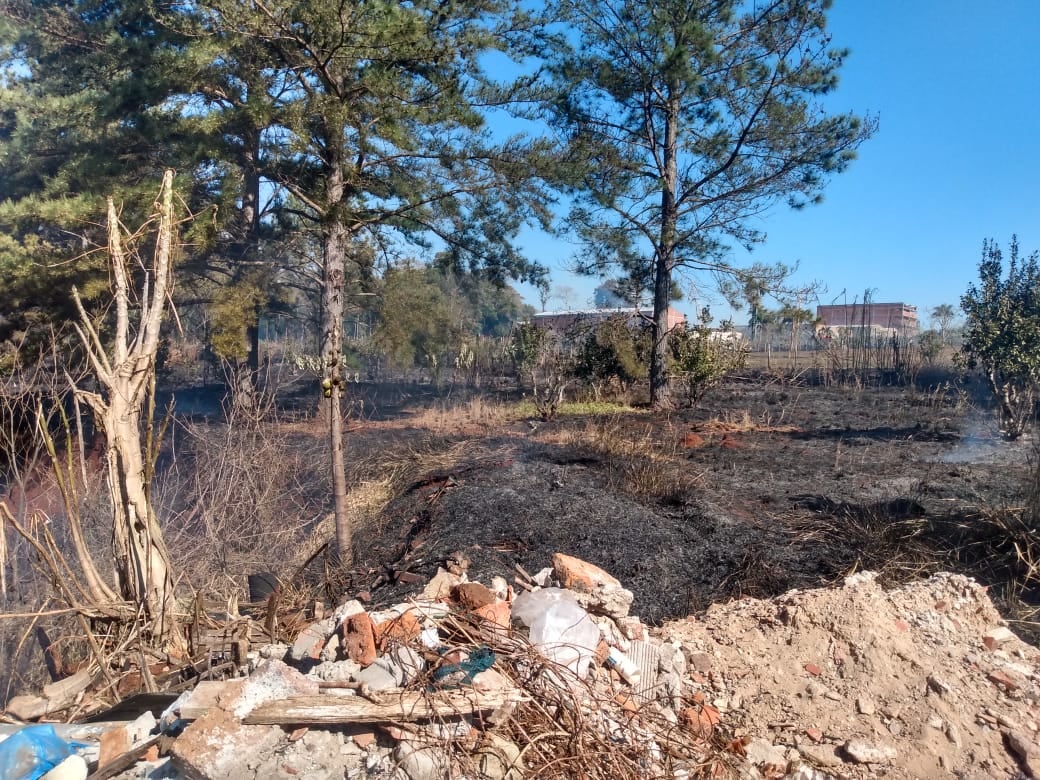 Preocupación ante los múltiples focos de incendio en Oberá.