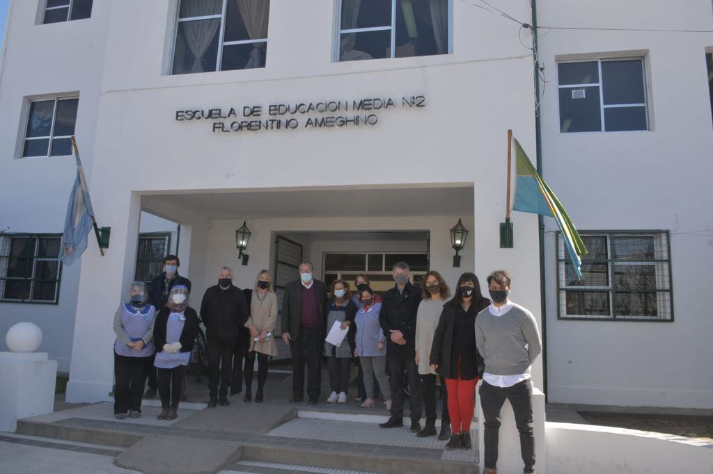 Así es el nuevo edificio de la escuela secundaria N°2 en Tandil.