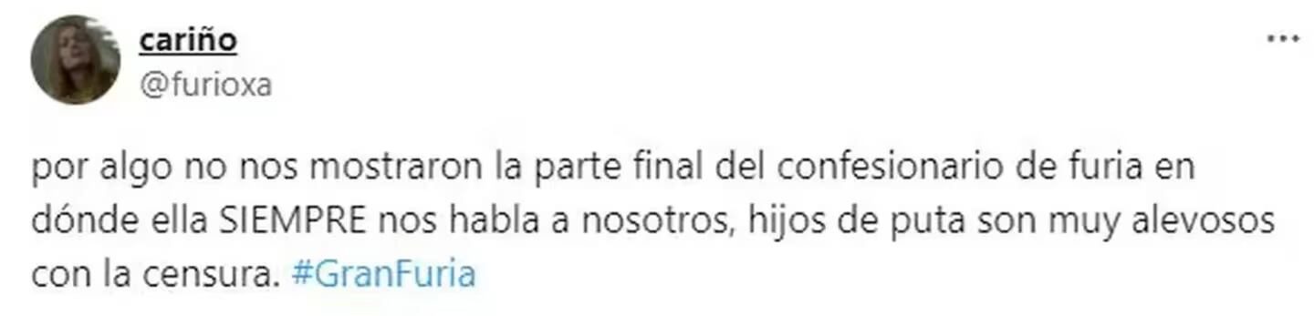 Acusan a Gran Hermano 2024 de censurar a Furia