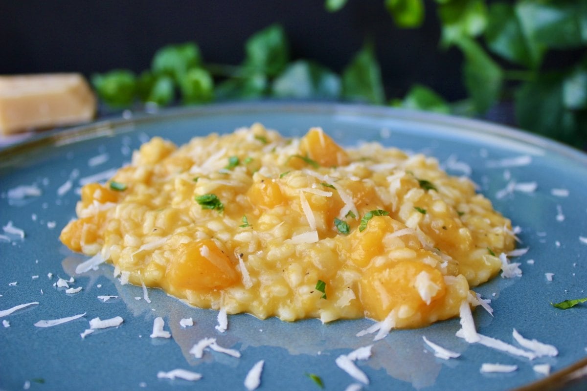 Receta para la lluvia: risotto de calabaza, fácil, rápido y con pocos ingredientes