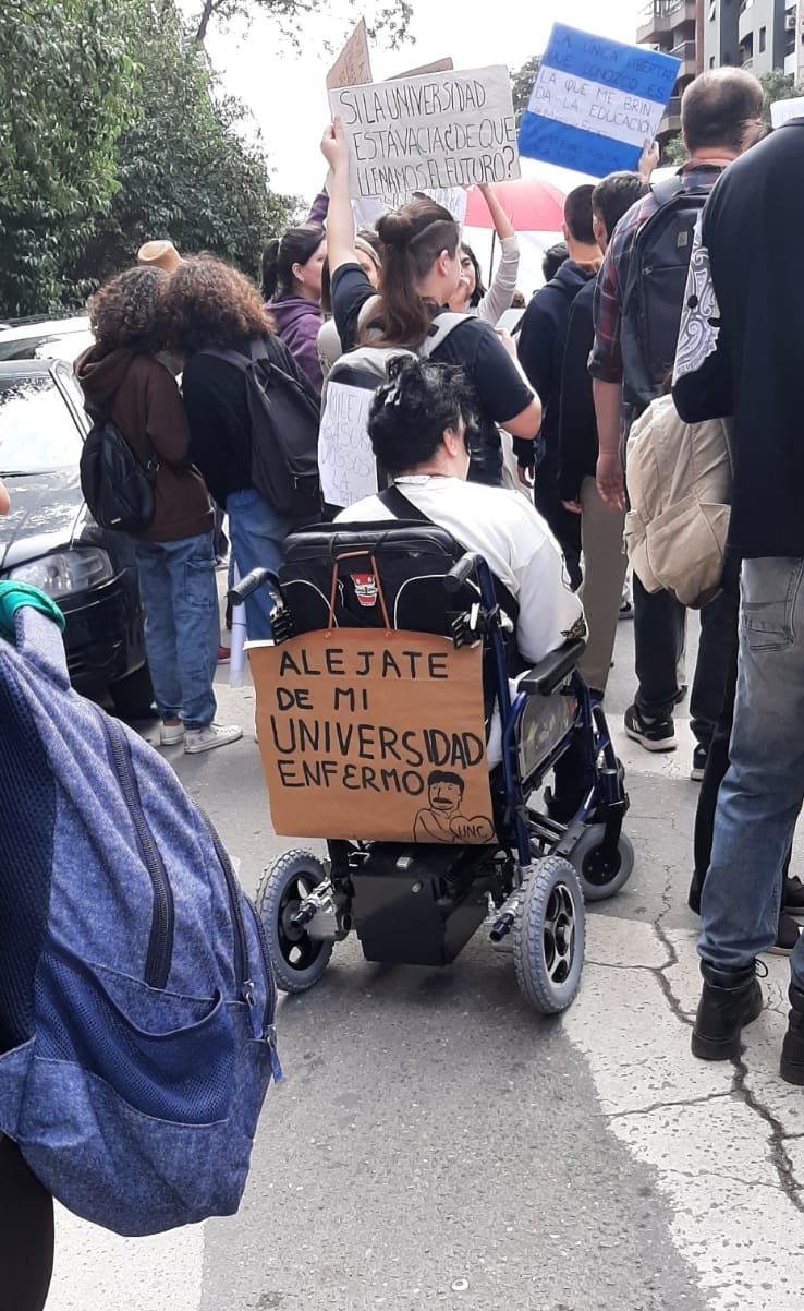 Marcha Federal Universitaria en Córdoba.