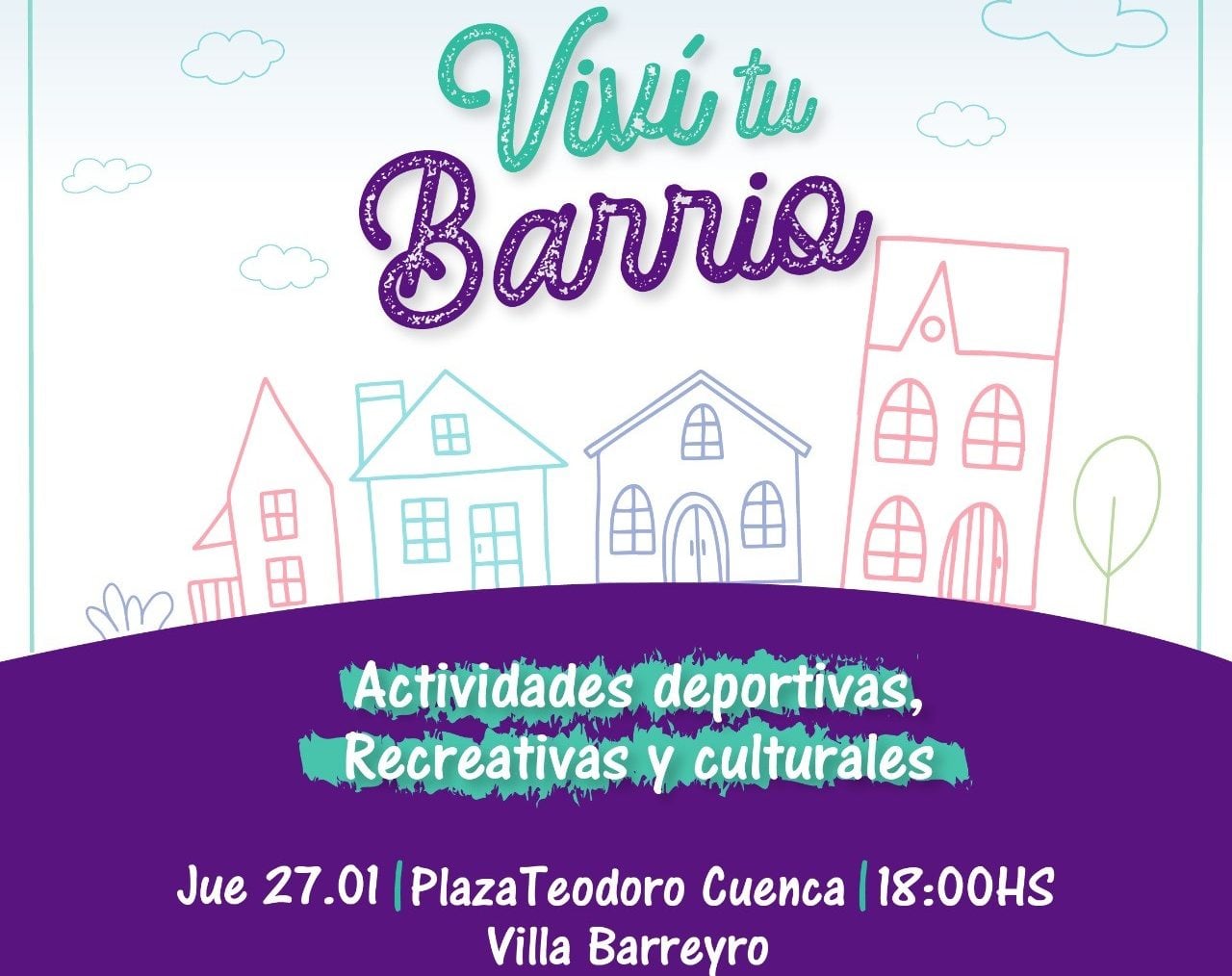 Oberá: el programa “Viví Tu Barrio” se hará presente.