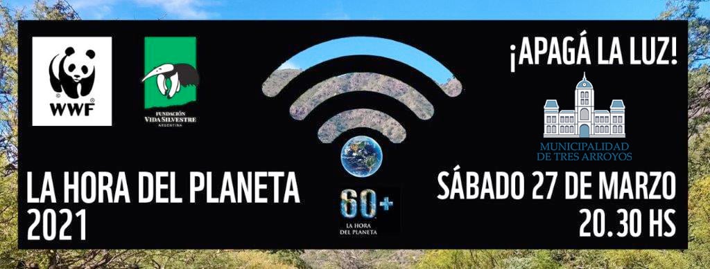 La Municipalidad de Tres Arroyos se adhiere a "La Hora del Planeta 2021"