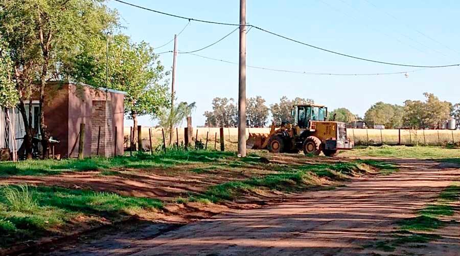 El barrio está en medio del campo 