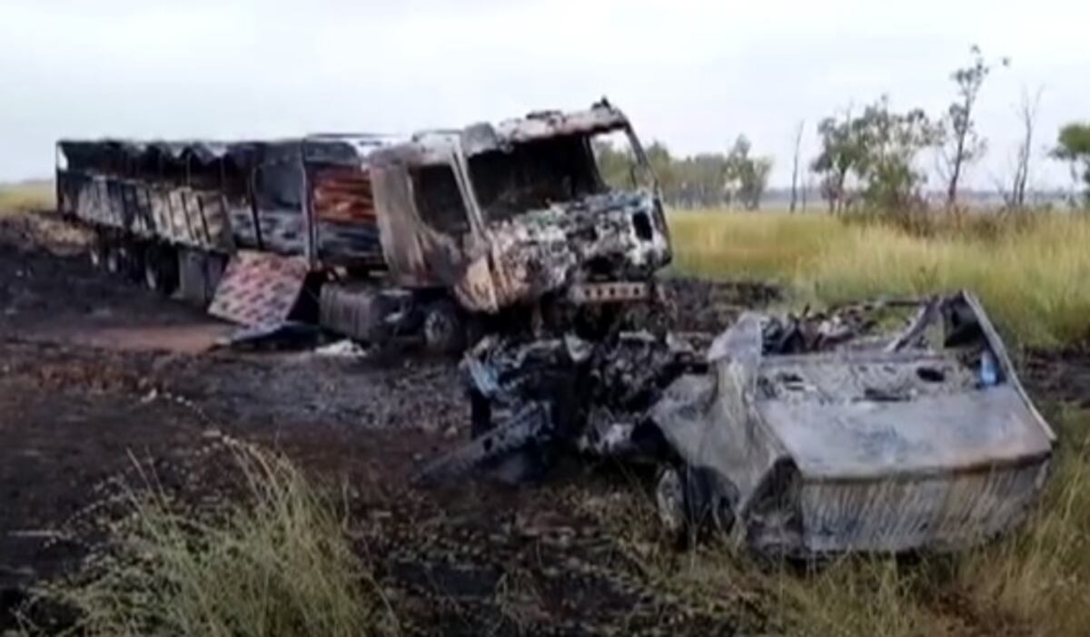 Accidente fatal en Ruta 51: murieron tres personas calcinadas en Bahía Blanca